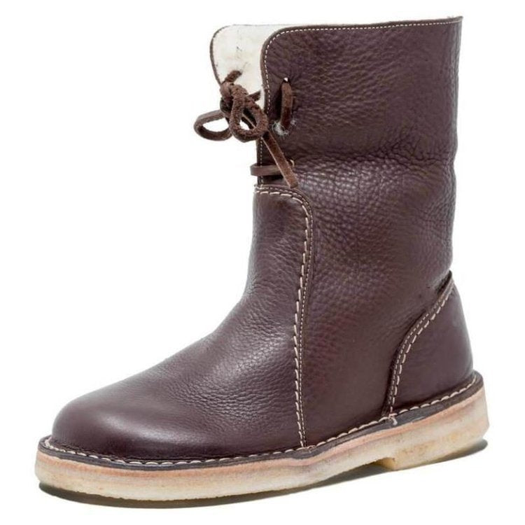 Lara | Hochwertige Lederstiefel mit Wollfutter