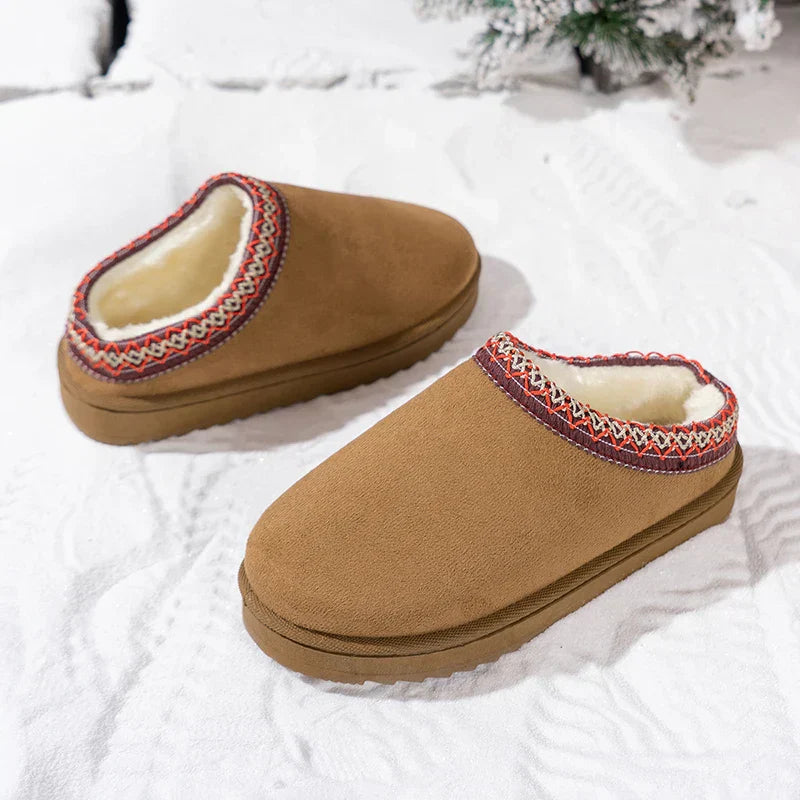 Hanna | warmer Wildlederpantoffel