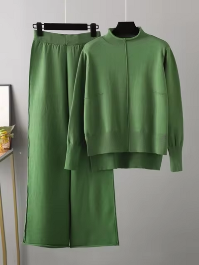 Olivia | Warme, Oversize Strick-Set