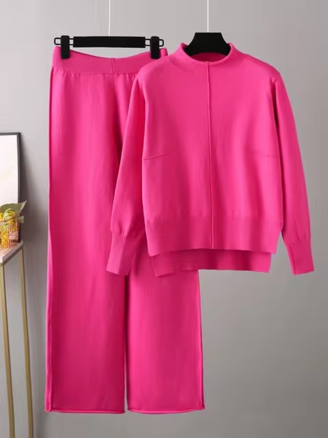 Olivia | Warme, Oversize Strick-Set