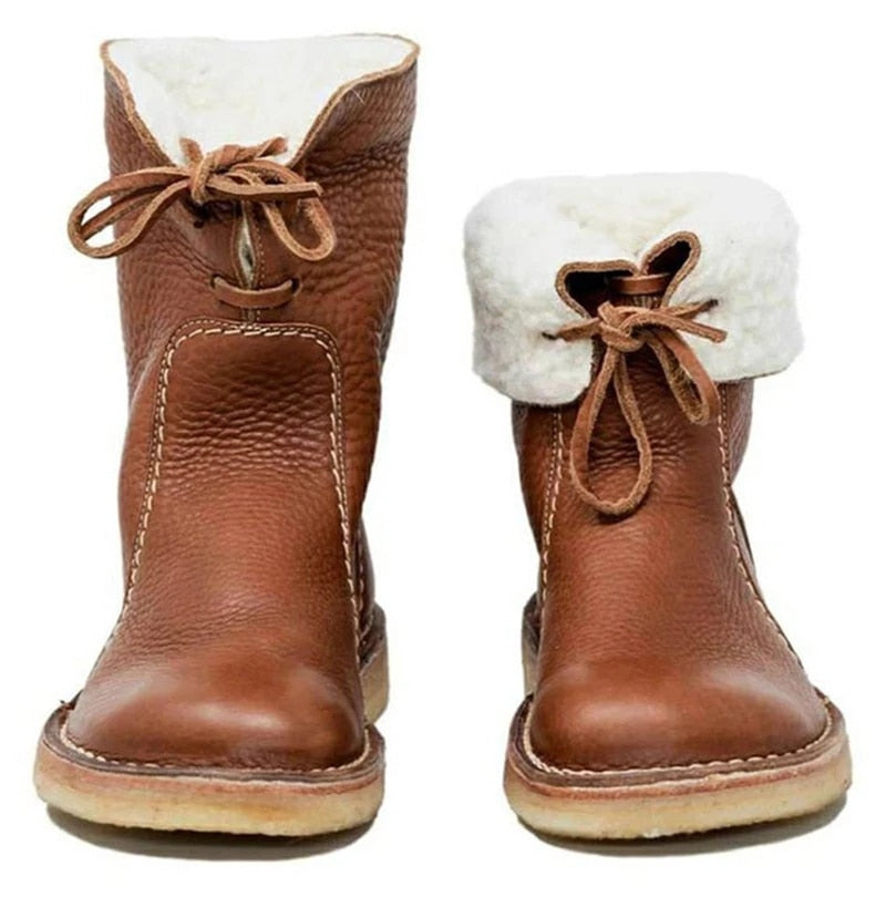 Lara | Hochwertige Lederstiefel mit Wollfutter