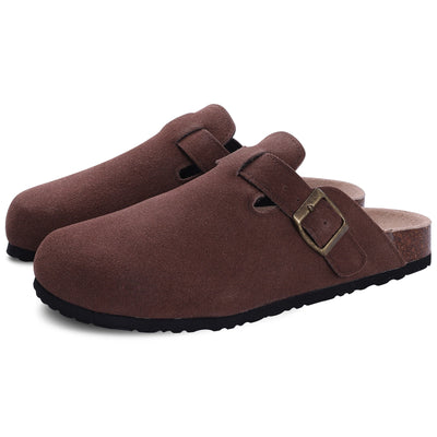Nova | Komfortable Slip-On Clogs mit Wildleder-Optik