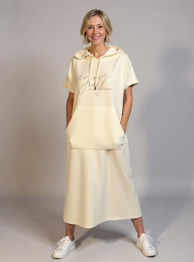 Saskia | Casual Hoodie Kleid
