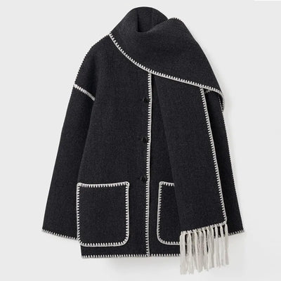 Denise | Fringe Scarf Jacke