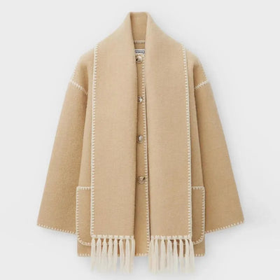Denise | Fringe Scarf Jacke