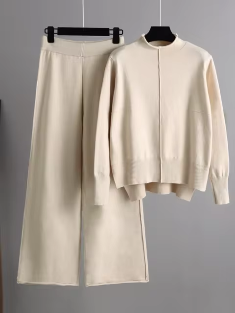 Olivia | Warme, Oversize Strick-Set