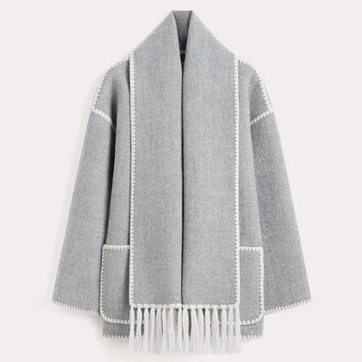 Denise | Fringe Scarf Jacke