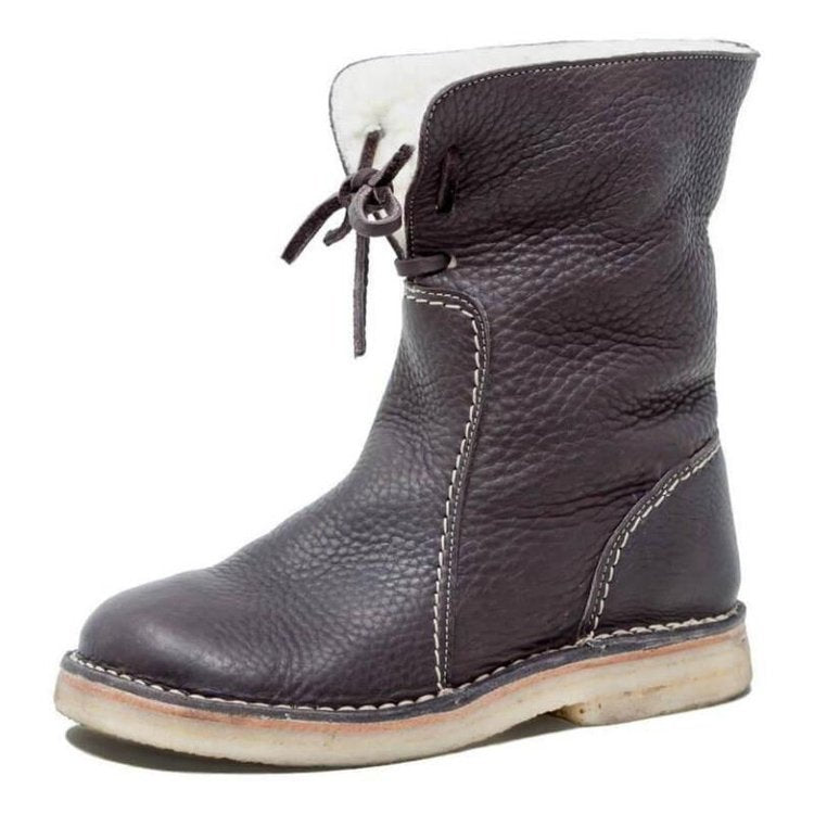 Lara | Hochwertige Lederstiefel mit Wollfutter
