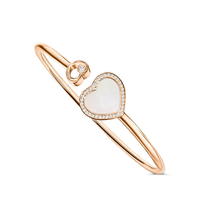 Lustre | Herz-Armband mit Diamantdetails
