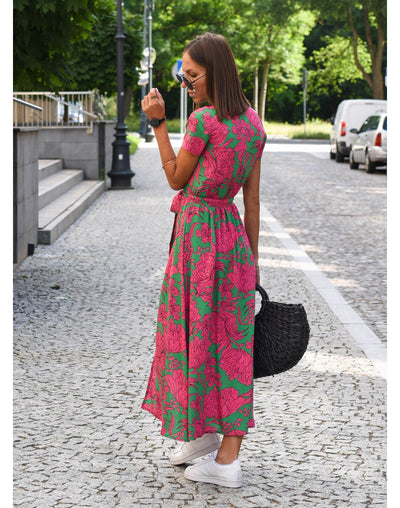 Linda | Midikleid mit Print