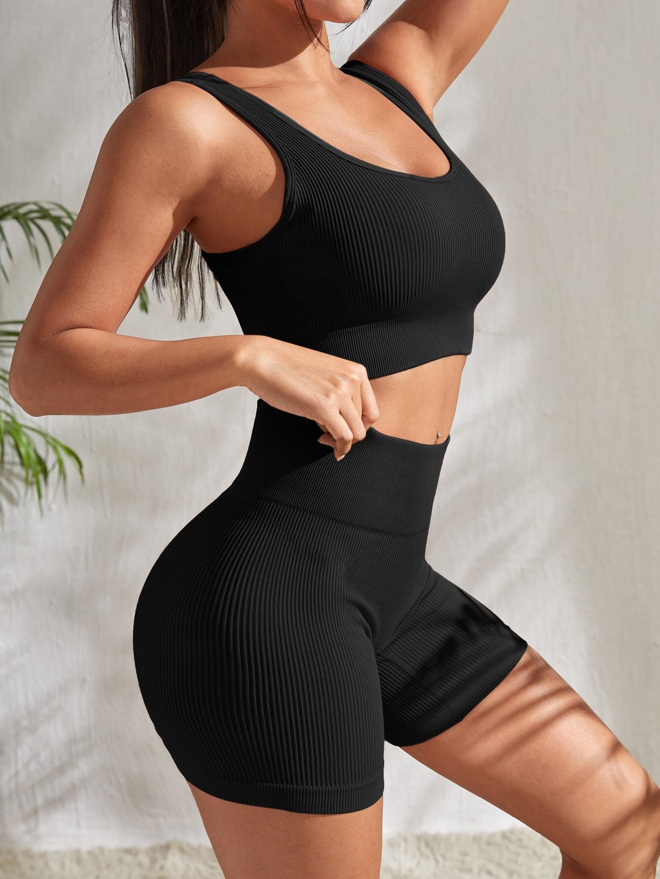 FlexiFit | Geripptes, nahtloses Sportset