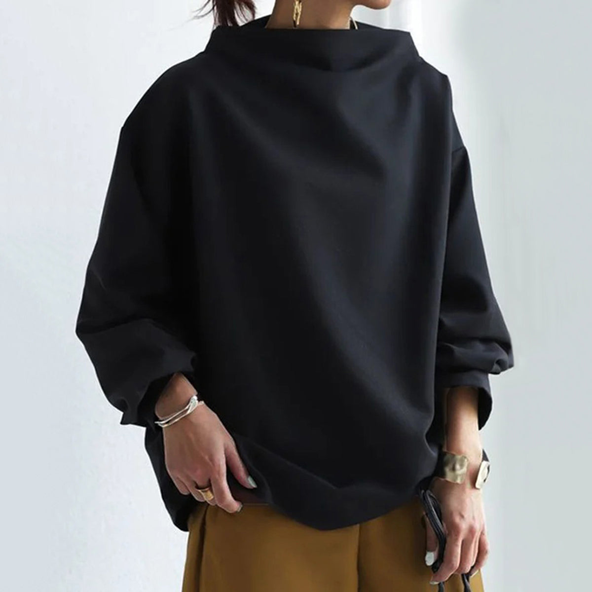 Era | Drapierter Oversize-Pullover