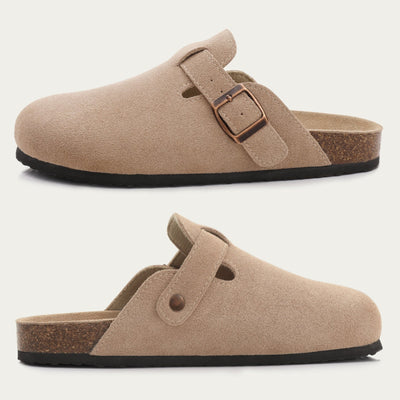 Nova | Komfortable Slip-On Clogs mit Wildleder-Optik