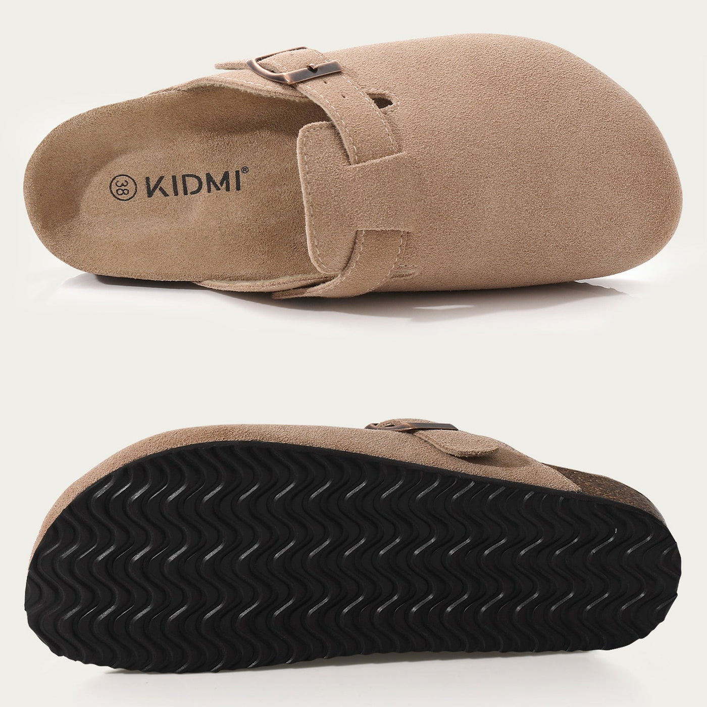 Nova | Komfortable Slip-On Clogs mit Wildleder-Optik