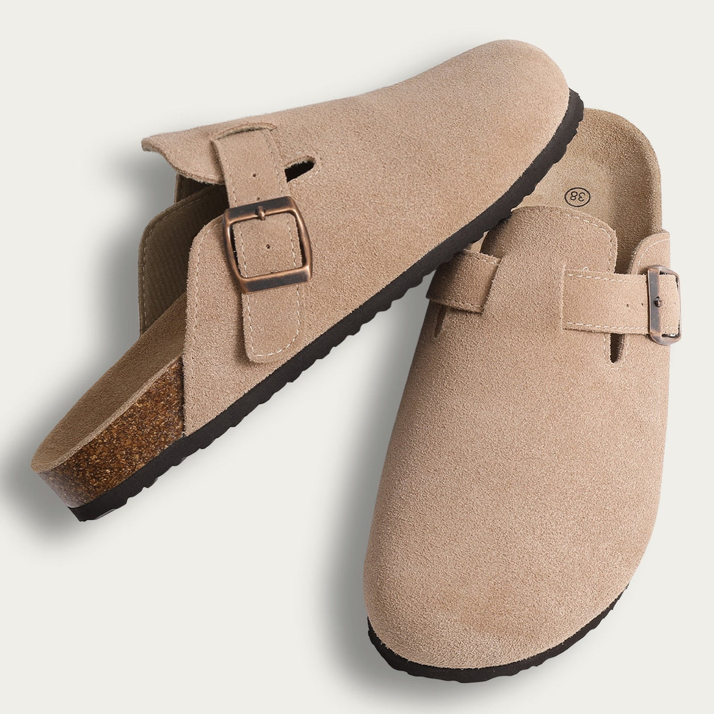 Nova | Komfortable Slip-On Clogs mit Wildleder-Optik