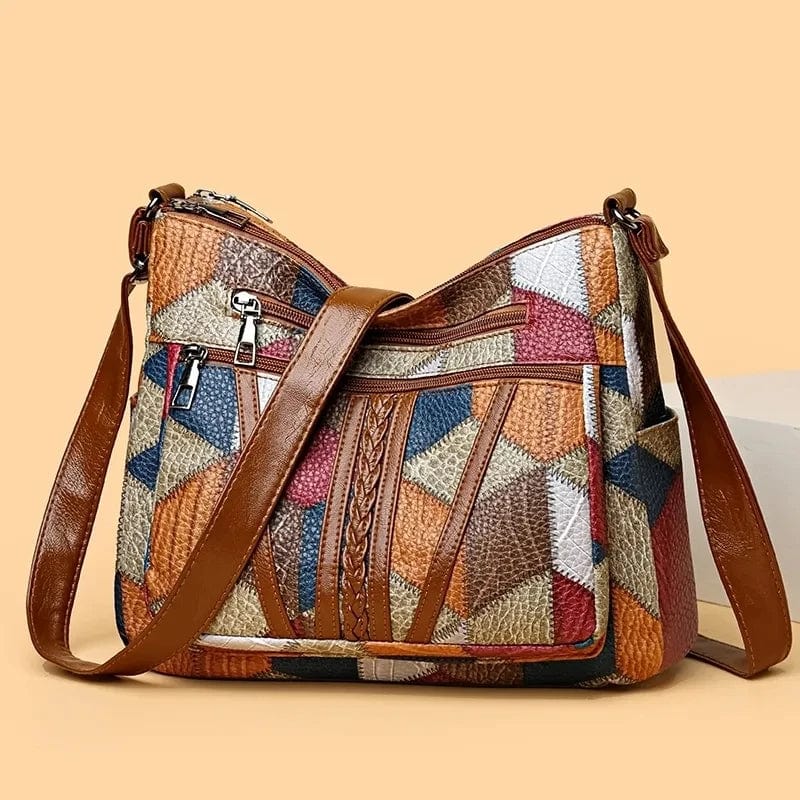 Elora | Patchwork Schultertasche mit Charakter