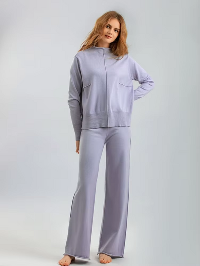 Olivia | Warme, Oversize Strick-Set
