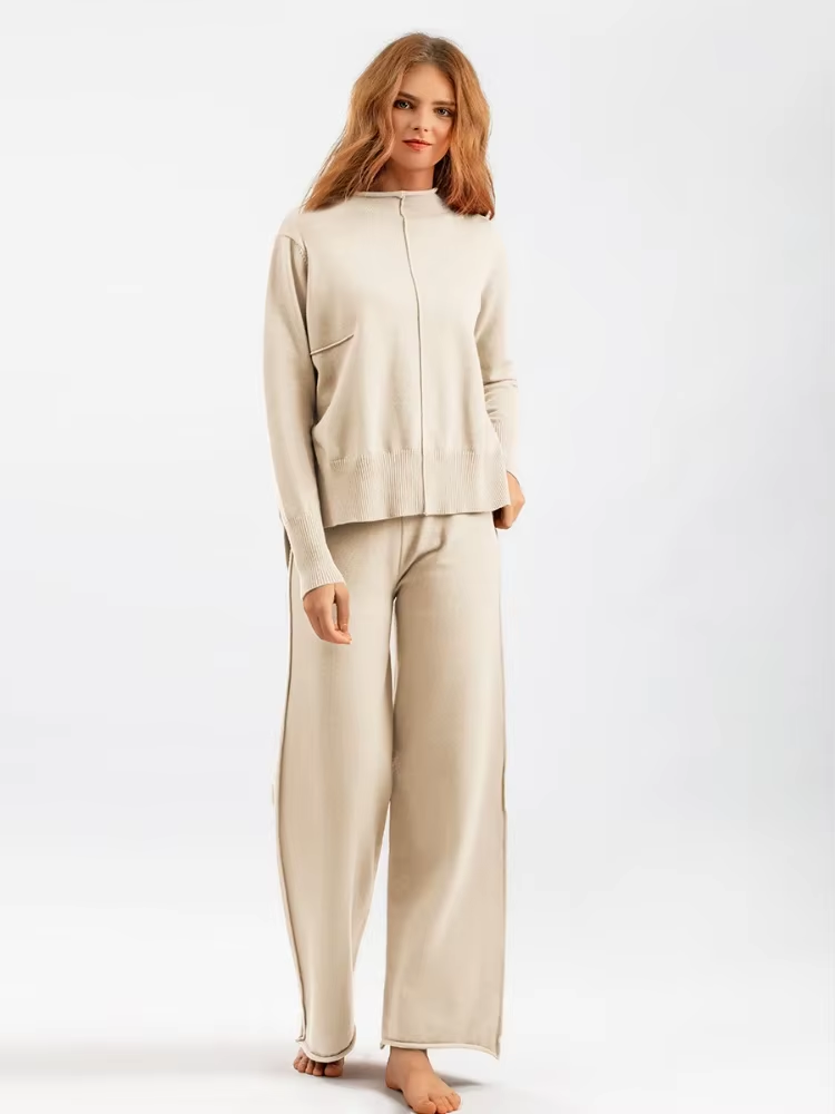 Olivia | Warme, Oversize Strick-Set