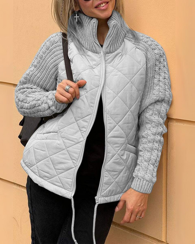 Amelia - Steppjacke mit Strickärmeln