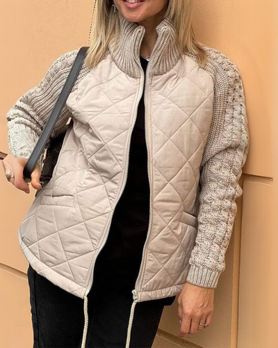 Amelia - Steppjacke mit Strickärmeln