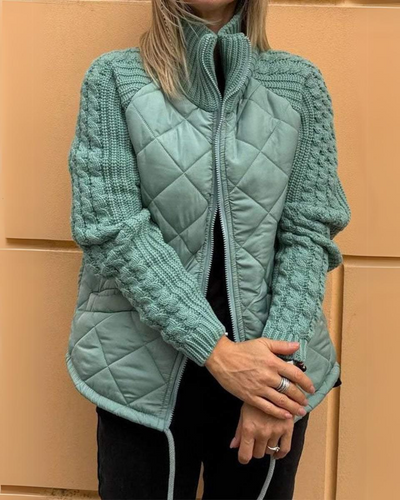 Amelia - Steppjacke mit Strickärmeln