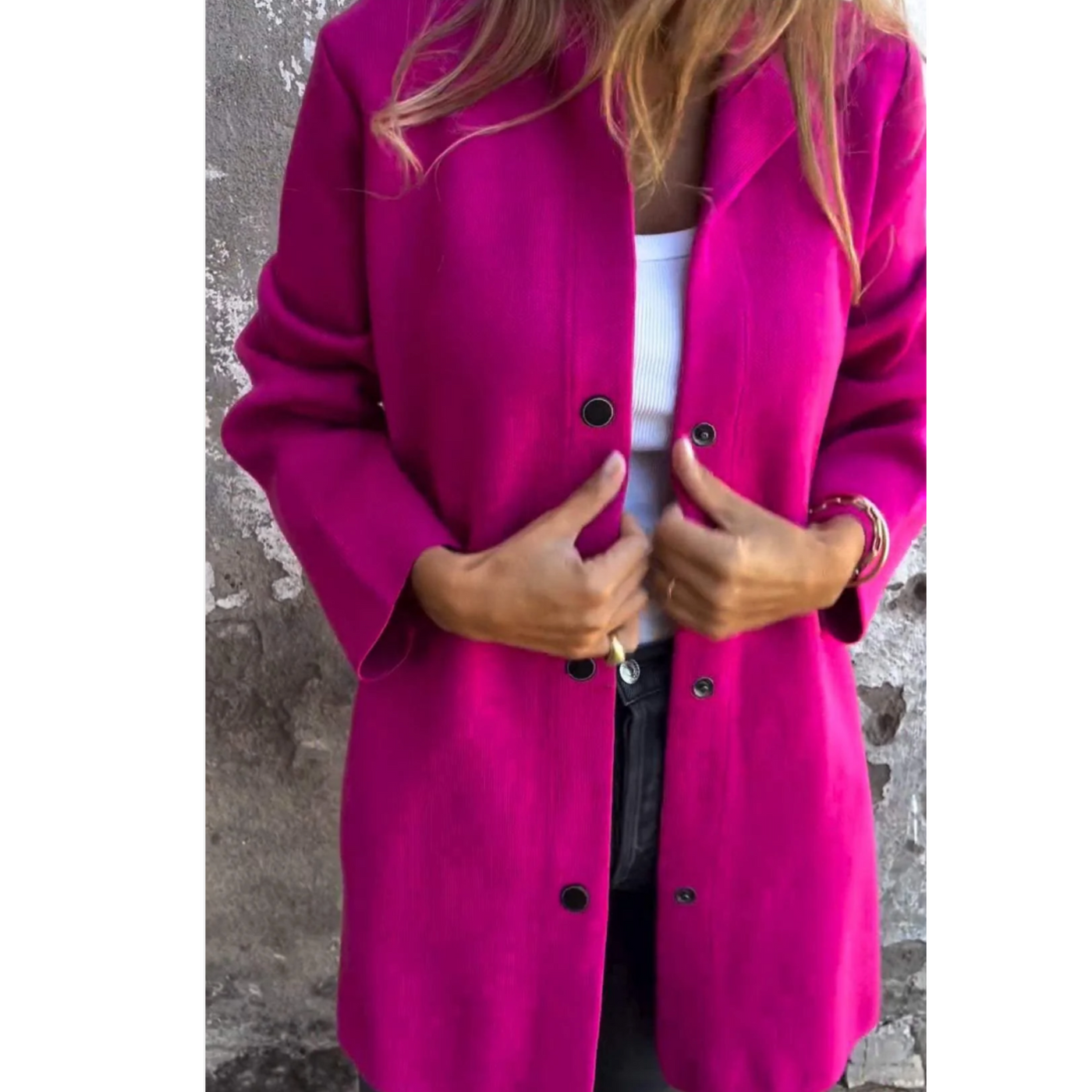 Grace | Lange Kapuzenjacke
