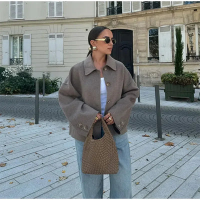 Monika | Zeitlose Oversized-Jacke für mühelosen Chic