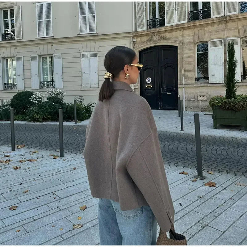 Monika | Zeitlose Oversized-Jacke für mühelosen Chic