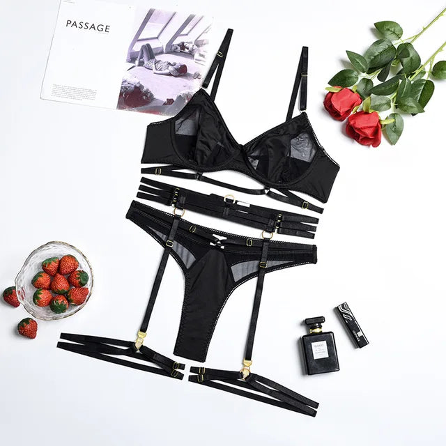 Nova | Verführerische 3-teilige Dessous-Set