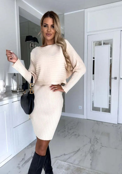Lia | Strick-Set aus Pullover & Kleid