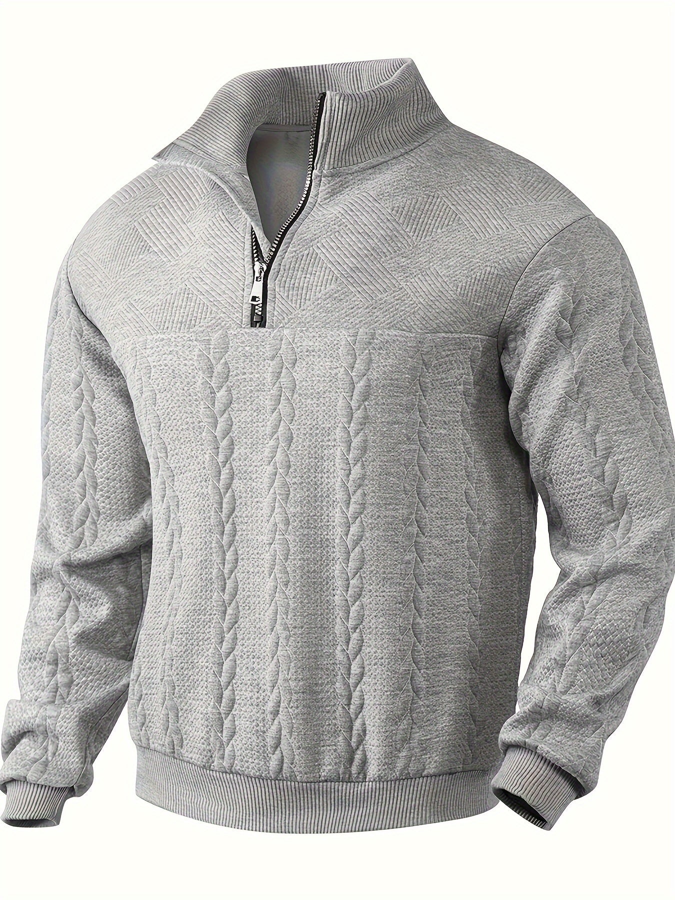 Fabio | Strickpullover mit Reißverschlusskragen