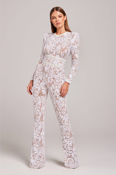 Cassandra | Eleganter Spitzen-Jumpsuit