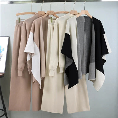 Amelia | Elegantes Strick-Dreiteiler-Set