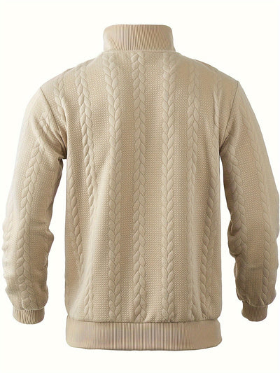 Fabio | Strickpullover mit Reißverschlusskragen