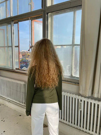 Fleur | Strickbluse mit Schleifendetail