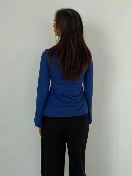 Fleur | Strickbluse mit Schleifendetail