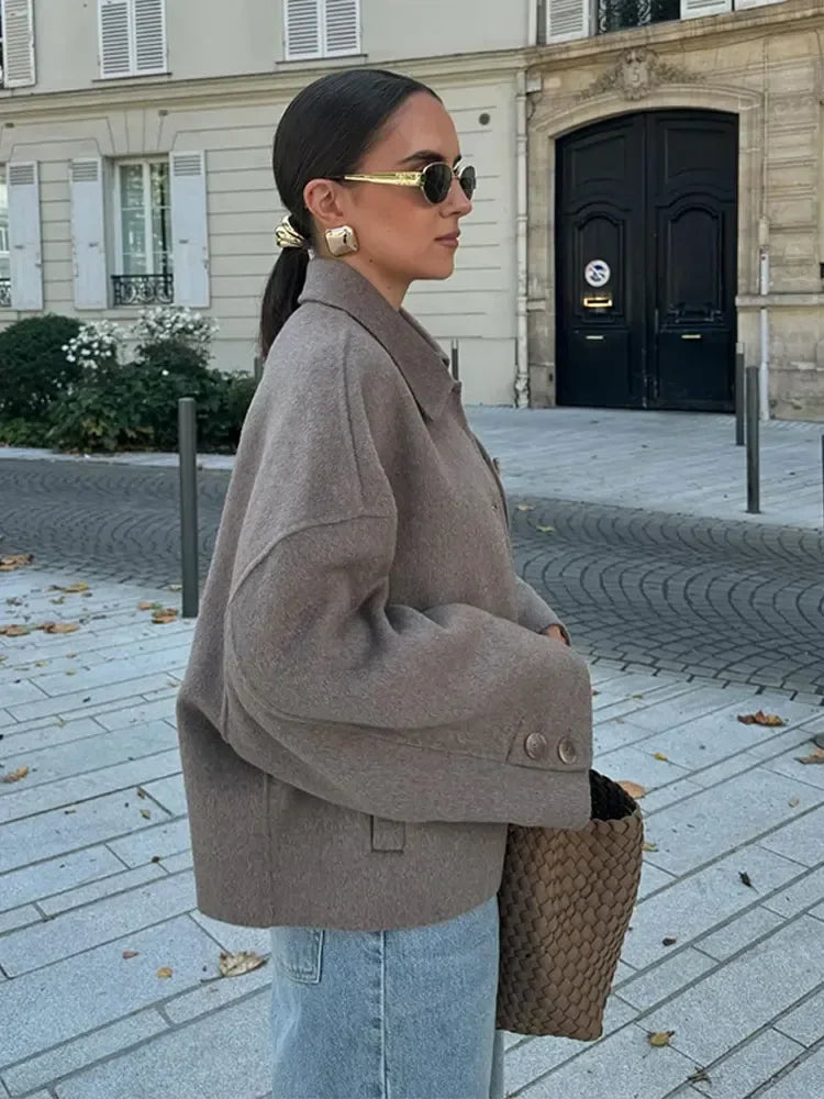 Monika | Zeitlose Oversized-Jacke für mühelosen Chic