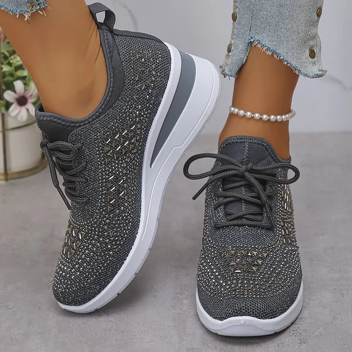 Giselle | Sneaker mit Strass-Details