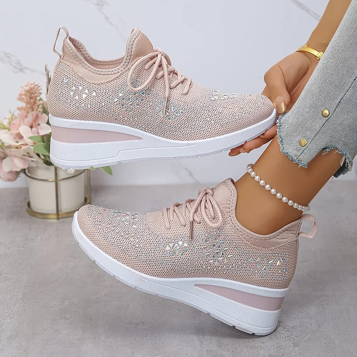 Giselle | Sneaker mit Strass-Details