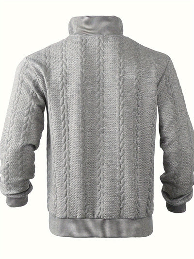 Fabio | Strickpullover mit Reißverschlusskragen