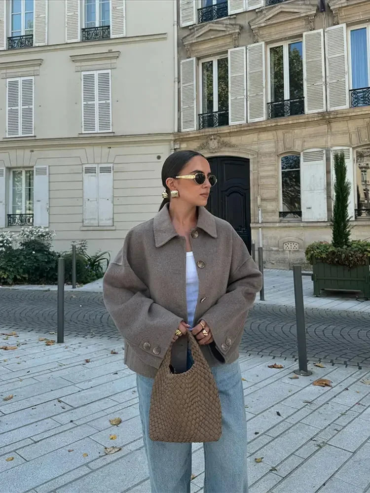 Monika | Zeitlose Oversized-Jacke für mühelosen Chic