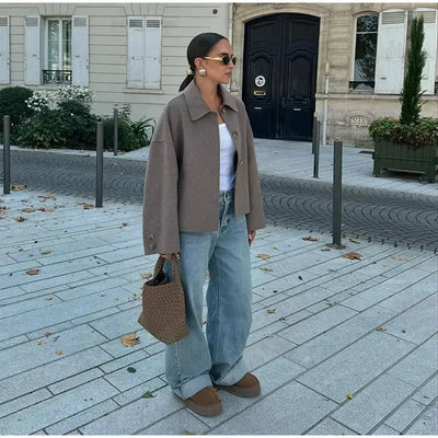 Monika | Zeitlose Oversized-Jacke für mühelosen Chic