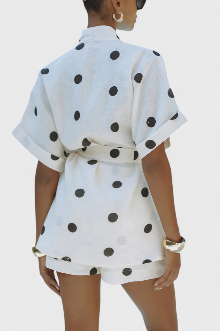 Avila | Zweiteiler mit Punkten – Summer Lounge Stil