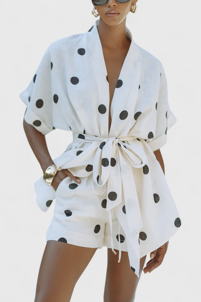 Avila | Zweiteiler mit Punkten – Summer Lounge Stil