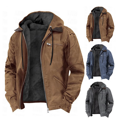 Martin | Warme Jacke mit Kapuze