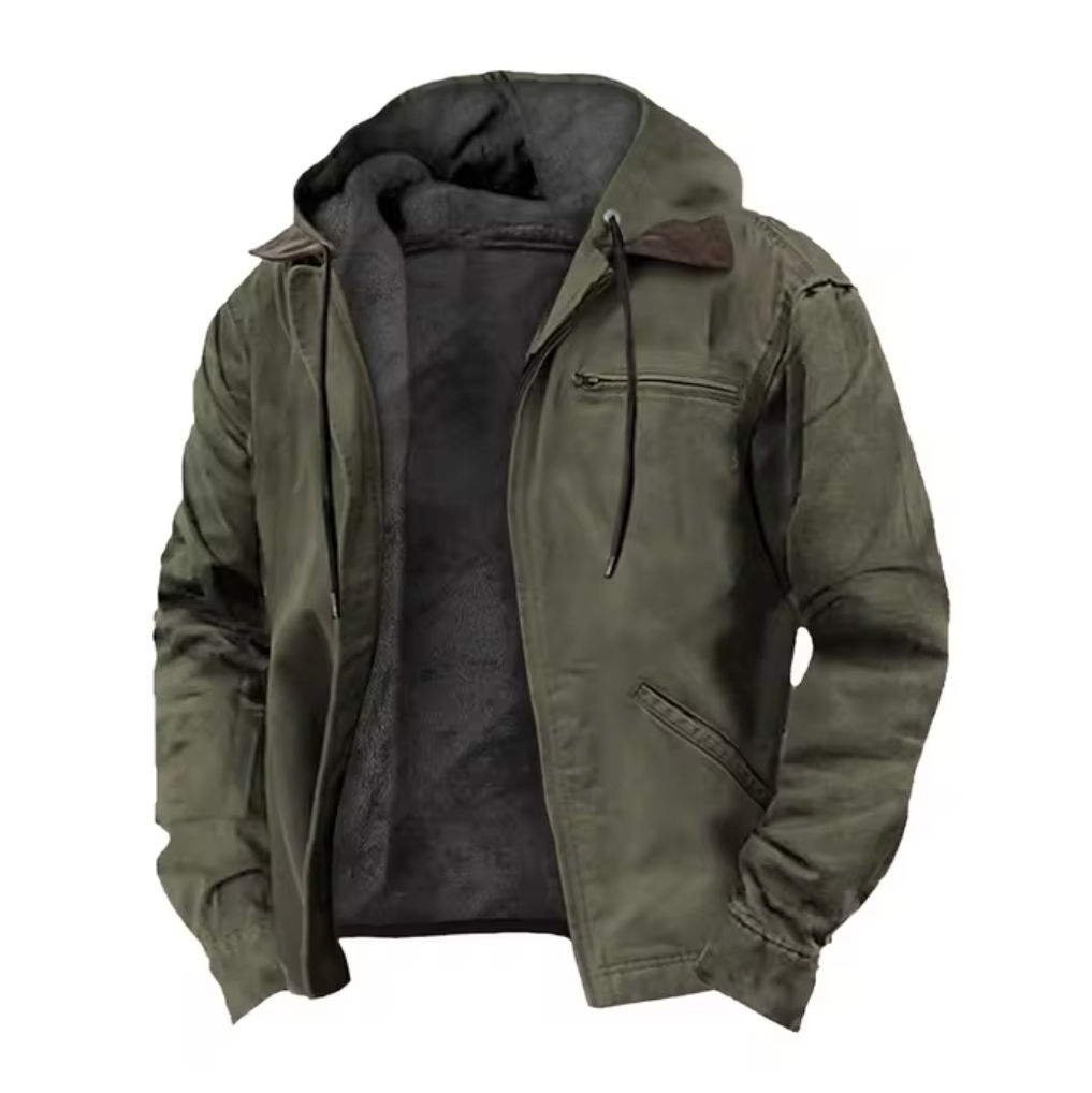 Martin | Warme Jacke mit Kapuze