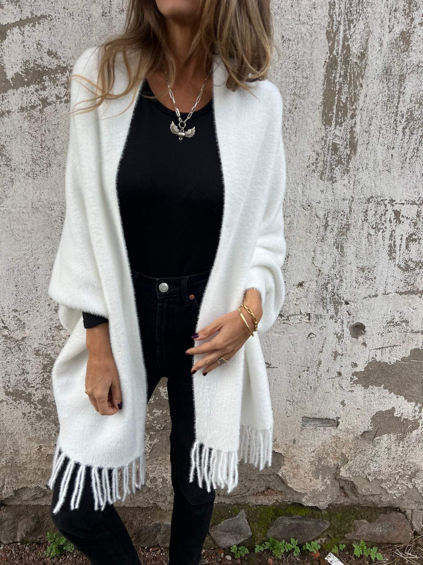Alina | Eleganter Wickelpullover