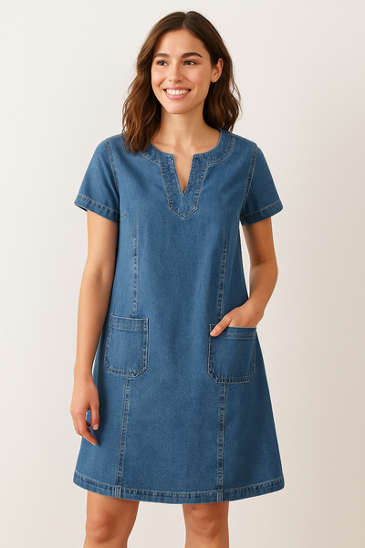 Sofia | Denim Kleid für jeden Tag