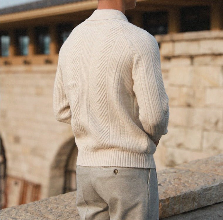 Elias | Strickpullover mit Polokragen