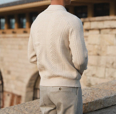 Elias | Strickpullover mit Polokragen